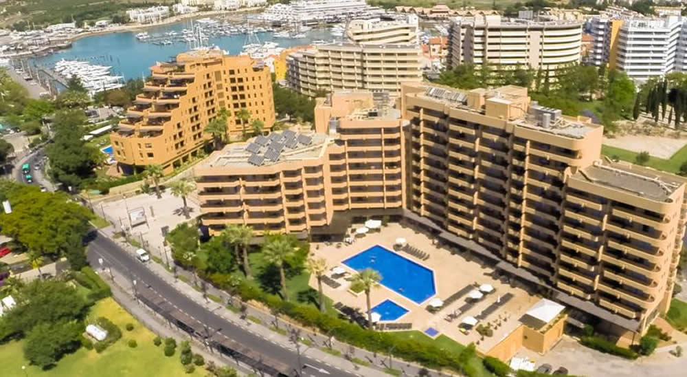 Dom Pedro Portobello Aparthotel - Vilamoura Ariel view of the Dom Pedro Portobello Aparthotel - Vilamoura - Algarve