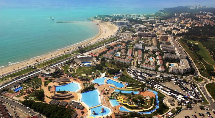 Estival Park Hotel - La Pineda ariel view of the Hotel Estival Park