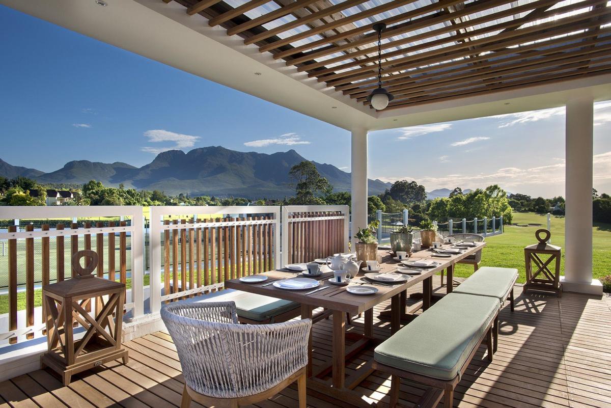 Fancourt Hotel Outdoor Seating - Mountain