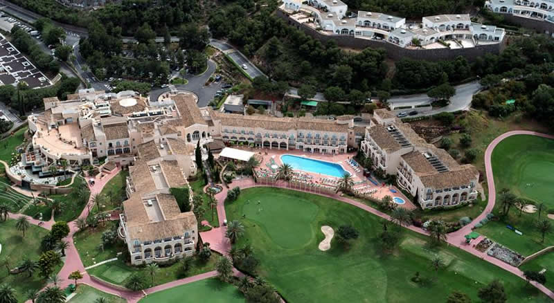 La Manga Club - Hotel Principe Felipe ariel view of the la manga golf resort and the hotel principe felipe