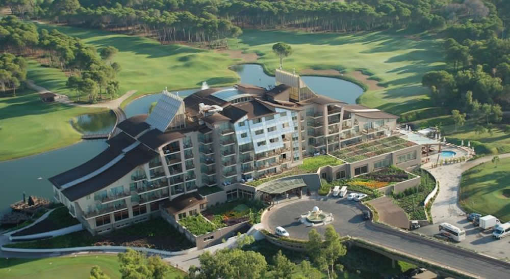Sueno Golf Resort Hotel ariel view of Sueno Golf Resort Hotel - Belek, Turkey